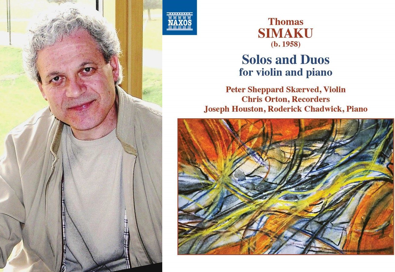 THOMA SIMAKU: SOLOS AND DUOS FOR VIOLIN E PIANO